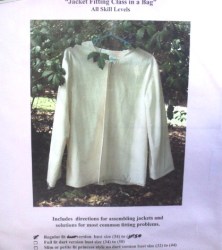 JACKET FITTING CLASS IN BAG REGULR NO DART VERSION PATTERN 34-50
